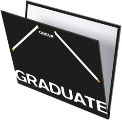 CANSON GRADUATE CARDBOARD DRAWING FOLDER WITH ELASTIC PADS 32X45CM