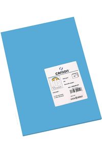PACK/50 PAPIER CARTON IRIS A4 185G. BLEU MALDIVAS