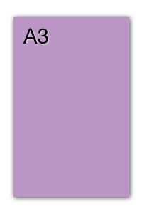 PACK/50 CARTOLINAS IRIS A3 185G. ROXA