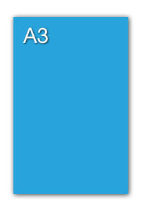 PAQ/50 CARTOLINAS IRIS A3 185G. AZUL MALDIVAS
