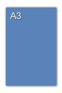 PACK/50 CARTOLINAS IRIS A3 185G. AZUL MAR