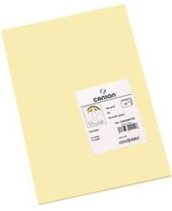 PACK/25 PAPIER CARTON IRIS 50X65 185G. CREMA