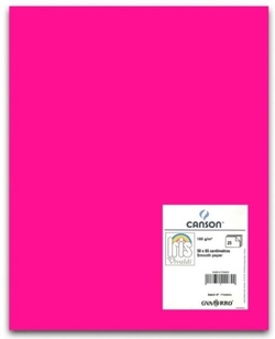 PAQ/25 CARTOLINAS IRIS 50X65 185G. FUCSIA