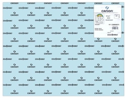 PAQ/25 CARTOLINAS IRIS 50X65 185G. AZUL CIELO