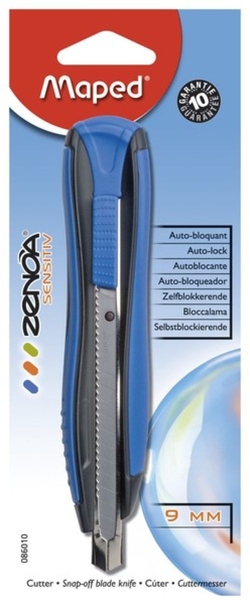 CUTTER 9MM ZENOA SENSITIV AVEC GUIA METAL MAPED