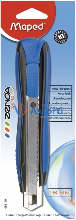 CUTTER 18MM ZENOA SENSITIV AMB GUIA METAL MAPED