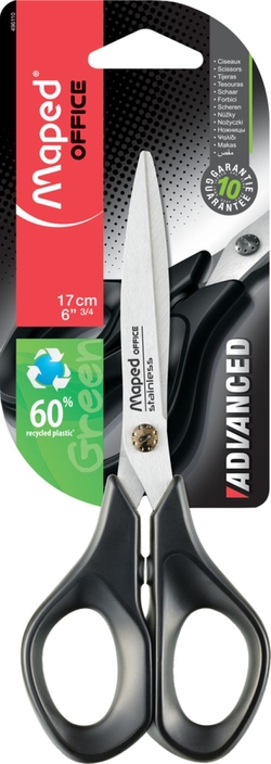 TESOURA MULTIUSOS 17CM ADVANCED GREEN