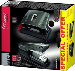 KIT DE GRAPADO ADVANCED METAL GRAPADORA+TALADRO 20/25 FEUILLES