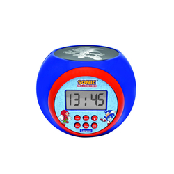 Reloj Despertador Proyector Sonic The Hedgehog