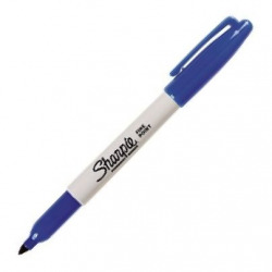 C/12 MARQUEUR SHARPIE POINTE FINA BLEU PERMANENT