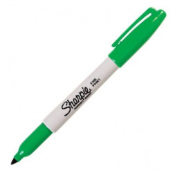 C/12 MARQUEUR SHARPIE POINTE FINA VERT PERMANENT