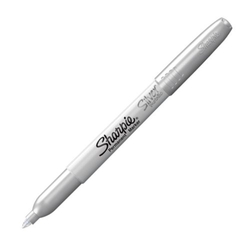 C/12 MARCADOR SHARPIE METALIC PRATA MARCADOR PERMANENTE FI