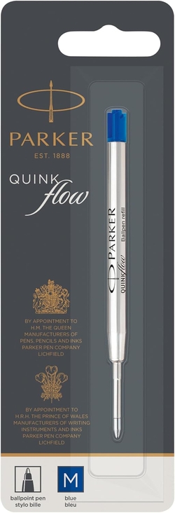 BLISTER PIÈCE DE RECHANGE STYLO PARKER BLEU POINTE M