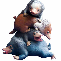 Figura Pila De Nifflers Animales Fantasticos 18Cm