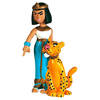 Figura Plastoy Asterix & Obelix Reina Cleopatra Egipto Pvc
