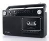 Radio Muse M152R Negro/Radio Fm/Am/Grabador De Cassettes