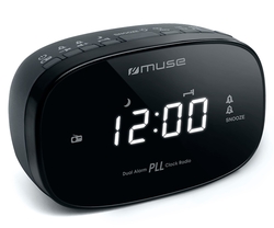 Muse M-155 Cr Black / Radio Despertador