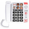 Teléfono Fijo Senior Con Cable Xtra1110 Blanco Swissvoice
