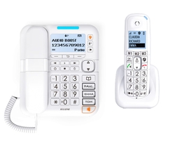 Alcatel Telefono Dec Xl785 Combo White