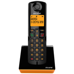 Teléfono Fijo Alcatel Dec S280 Black+Orange