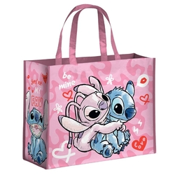Lilo & Stitch - Bolsa De Rafia Stitch Con Angel