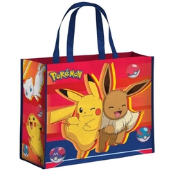 Pokmon - Bolsa De Rafia Pikachu Con Eevee