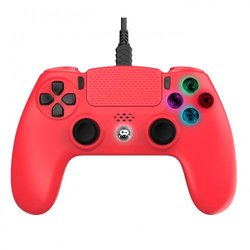 Mando con Cable Rojo Freaks & Geeks Ps4