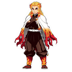 Lampara Neon Kyojuro Rengoku Demon Slayer Kimetsu No Yaiba 4
