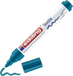 C/10 MARCADOR EDDING 4500 TÊXTIL COR AZUL CLARO 10