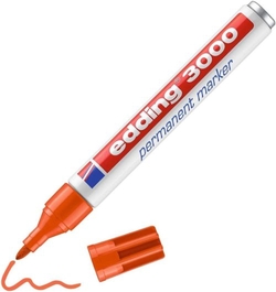 C/10 MARCADOR EDDING 3000 LARANJA MARCADOR PERMANENTE