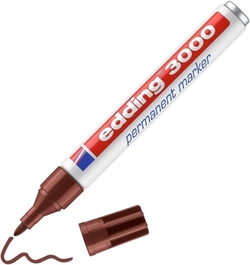 C/10 MARQUEUR EDDING 3000 BRUN MARQUEUR PERMANENT