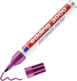 C/10 MARCADOR EDDING 3000 MAGENTA MARCADOR PERMANENTE