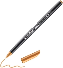 C/5 MARCADOR EDDING 1200 LARANJA CLARO 16 PONTA DE FIBRA
