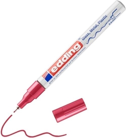 C/10 ROTULADOR EDDING 780 VERMELLO 02