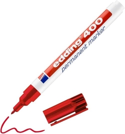 C/10 ROTULADOR EDDING 400 VERMELLO PERMANENTE