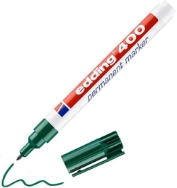 C/10 MARCADOR EDDING 400 VERDE PERMANENTE