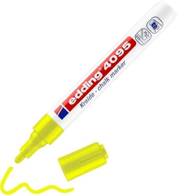 C/10 MARQUEUR EDDING 4095 JAUNE MARQUEUR TIZA LIQUIDE