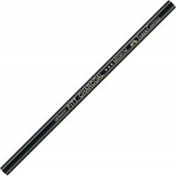 BOX OF 6 CARBON PENCILS MEDIUM 2907-M FABER CASTELL