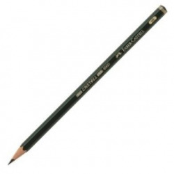C/12 LAPIS GRAFITO SERIE 9000 FABER-CASTELL 5B