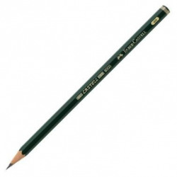 C/12 LAPIS GRAFITO SERIE 9000 FABER-CASTELL 6H