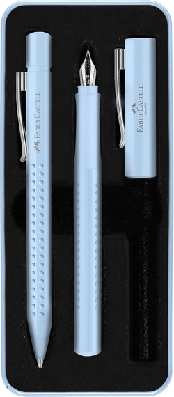 SET ESTILOGRAFICA M E CANETA M SKY BLUE