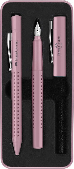 SET ESTILOGRAFICA M E BOLIGRAFO M COR SOMBRA ROSA
