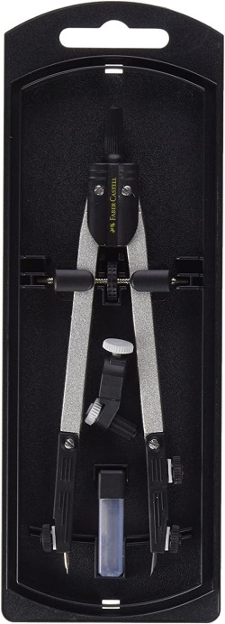 FAST ADJUSTABLE COMPASS WITH UNIVERSAL ADAPTER FABER