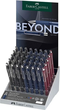 EXP 40 CANETA RETRACTIL BEYOND BALL CORES SORTIDOS