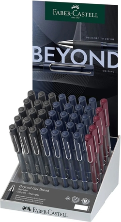 EXP 40 CANETA BEYOND GEL 0,7MM CORES SORTIDOS