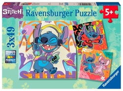 PUZZLE 2D 3X49 PEZAS DISNEY STITCH RAVENSBURGER