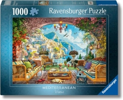 PUZZLE 2D 1000 PEZAS TERRAZA MEDITERRANEA RAVENSBURGER