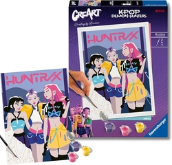 Creart pintar con numeros serie trend kpop demon hunters