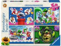 PUZZLE 2D SUPER MARIO WONDER 4X100 PEÇAS