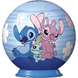Puzzle 3D Angel &, Stitch Disney 54Pzs
